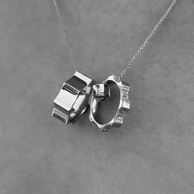 Кольцо «Казанский», белое золото 18 карат, бриллианты, 4 мм 