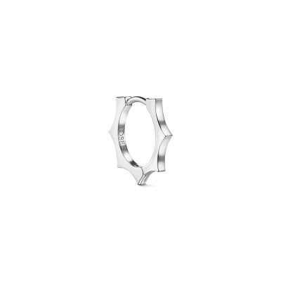 Серьга-пирсинг «Парфенон», белое золото 18 карат, 1 мм, (размеры S,M)