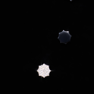 Подвеска «Парфенон», белое золото 18 карат, 8 мм