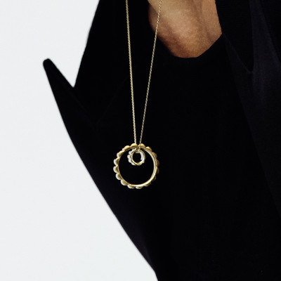 Подвеска «Мемфис», желтое золото 18 карат, 5 мм