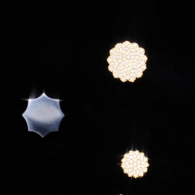 Подвеска «Мемфис», желтое золото 18 карат, бриллианты, 12 мм