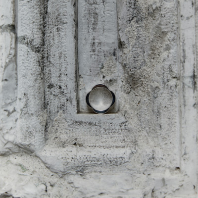 Кольцо «Дукале», белое золото 18 карат, 4 мм 