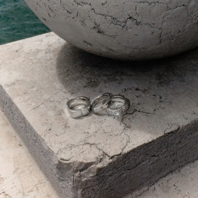 Кольцо «Дукале», розовое золото 18 карат, 4 мм 